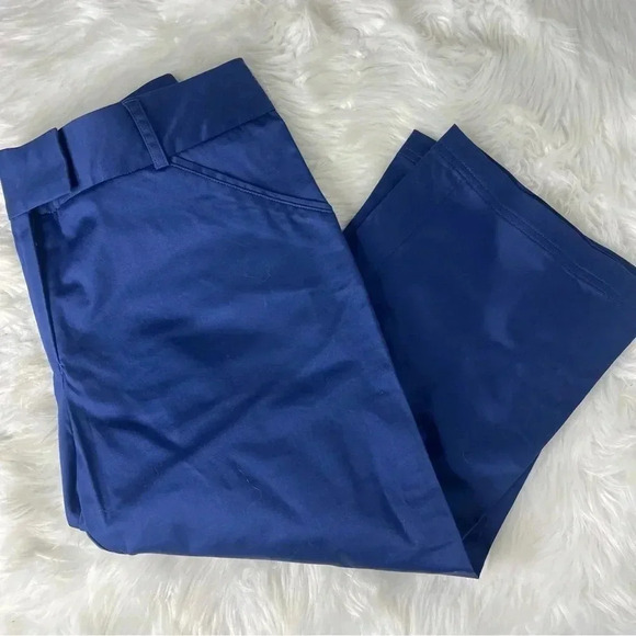 Peter Millar Women's Blue Capri Cropped Golf Pants Size 4 NWT - Picture 4 of 5